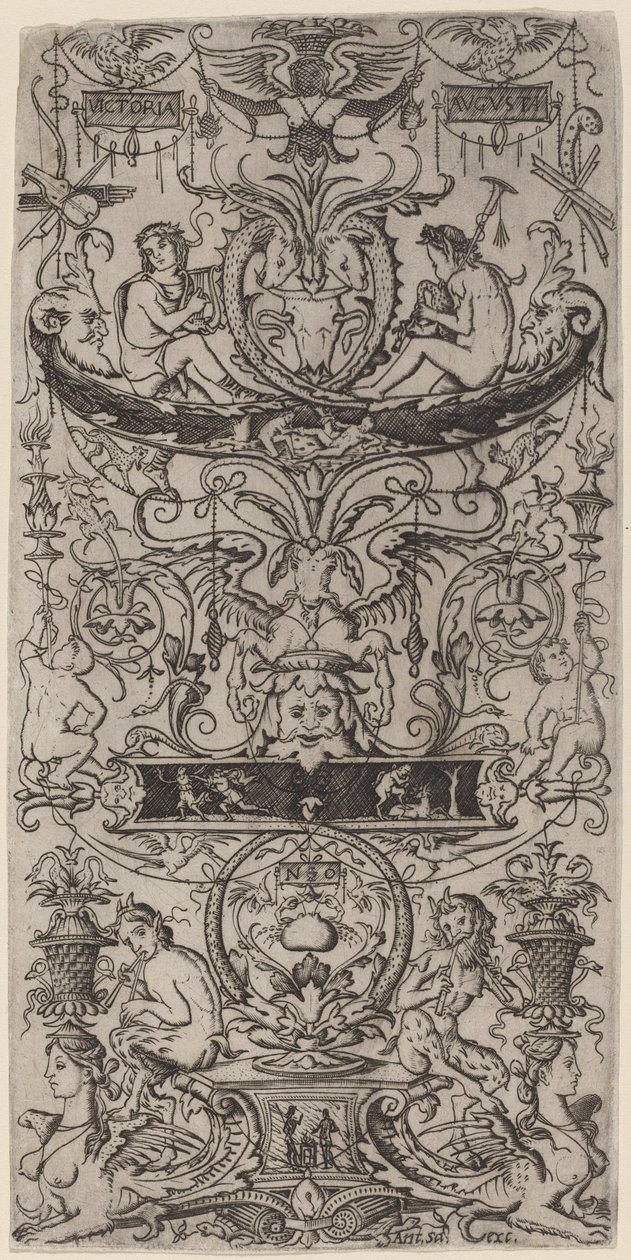 Painel Ornamental: Victoria Augusta de Nicoletto da Modena