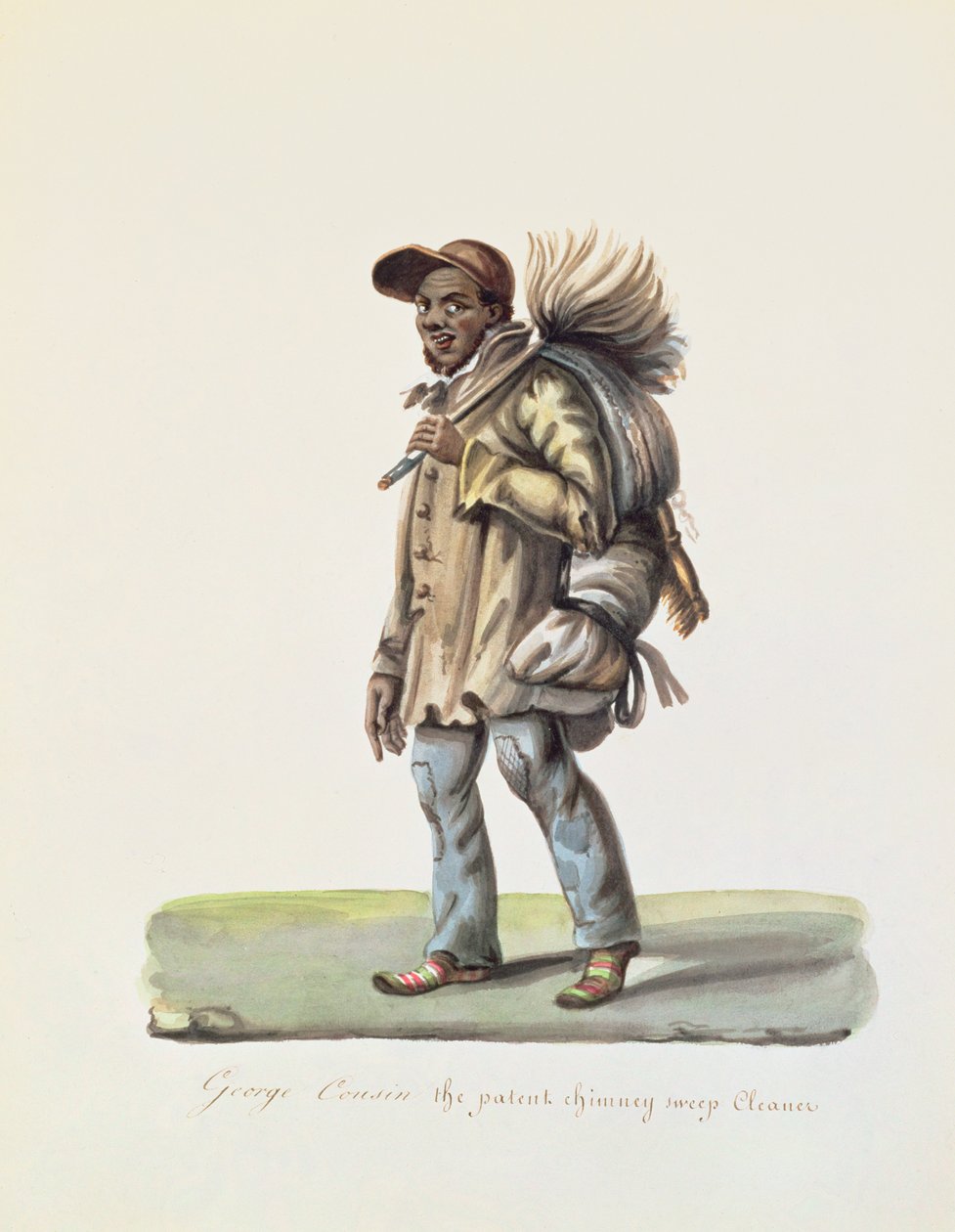 George Cousin, o Limpador de Limpeza de Chamas Patenteado de Nicolino Calyo