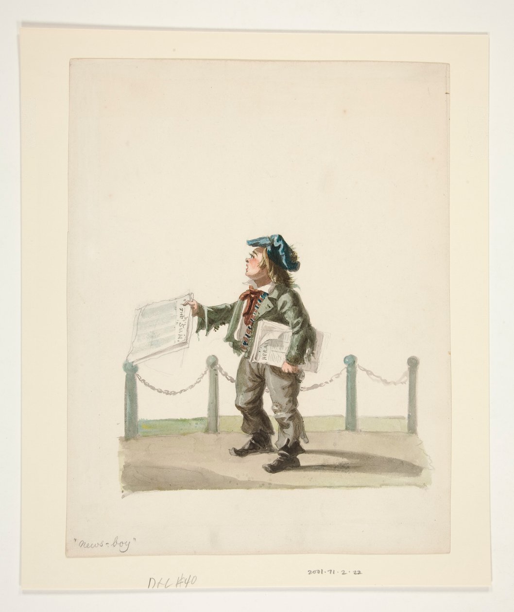 O Newsboy de Nicolino Calyo