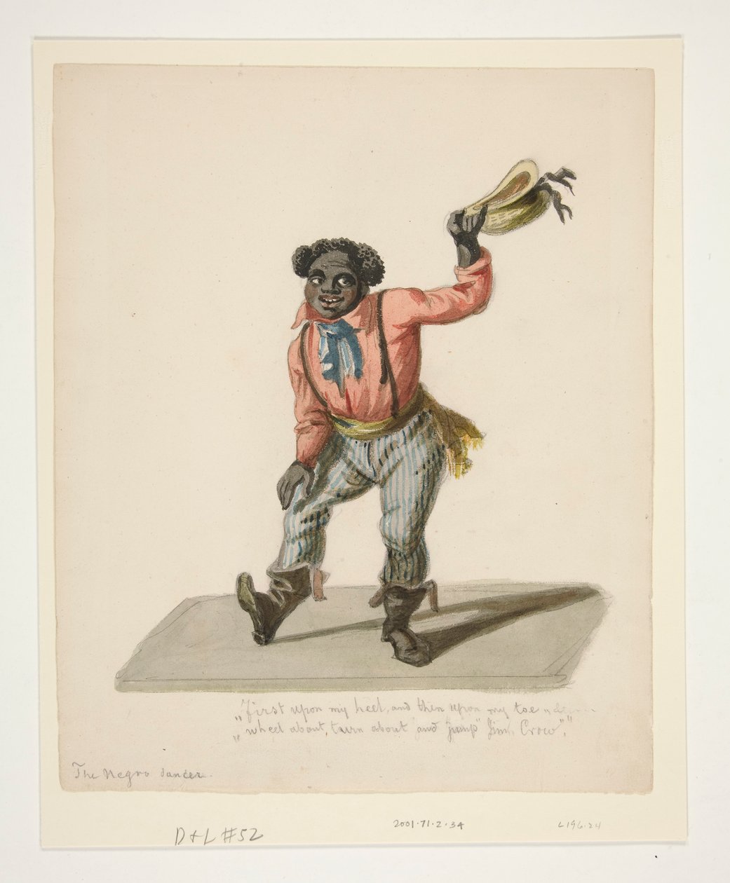 O bailarino negro de Nicolino Calyo