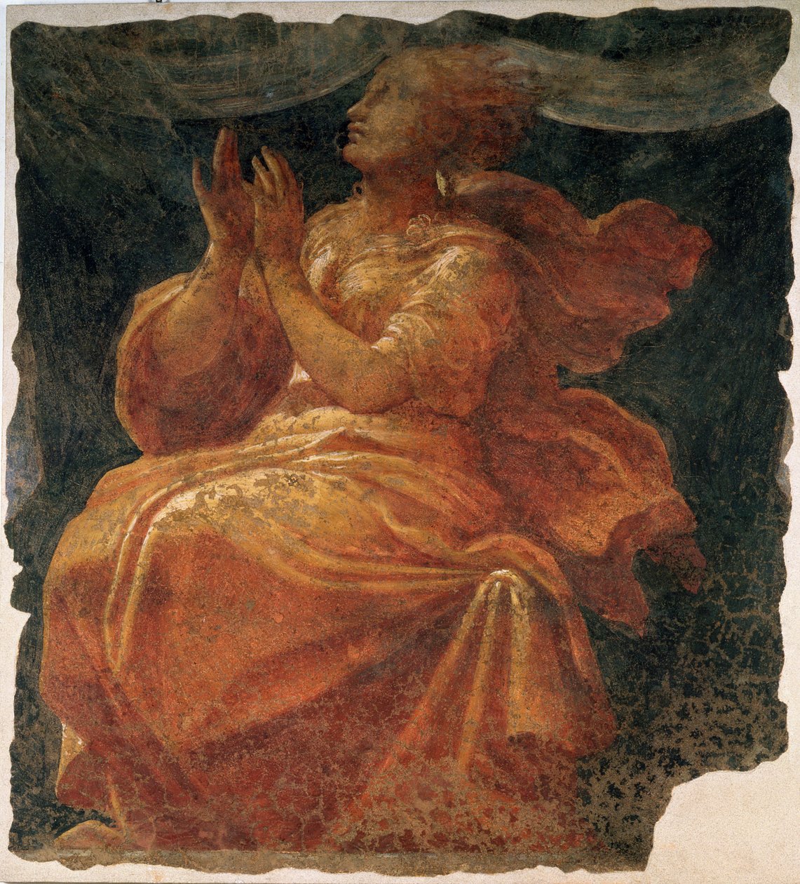 Figura alegórica de uma virtude de Nicolo dell and Fontana, Alberto Abate