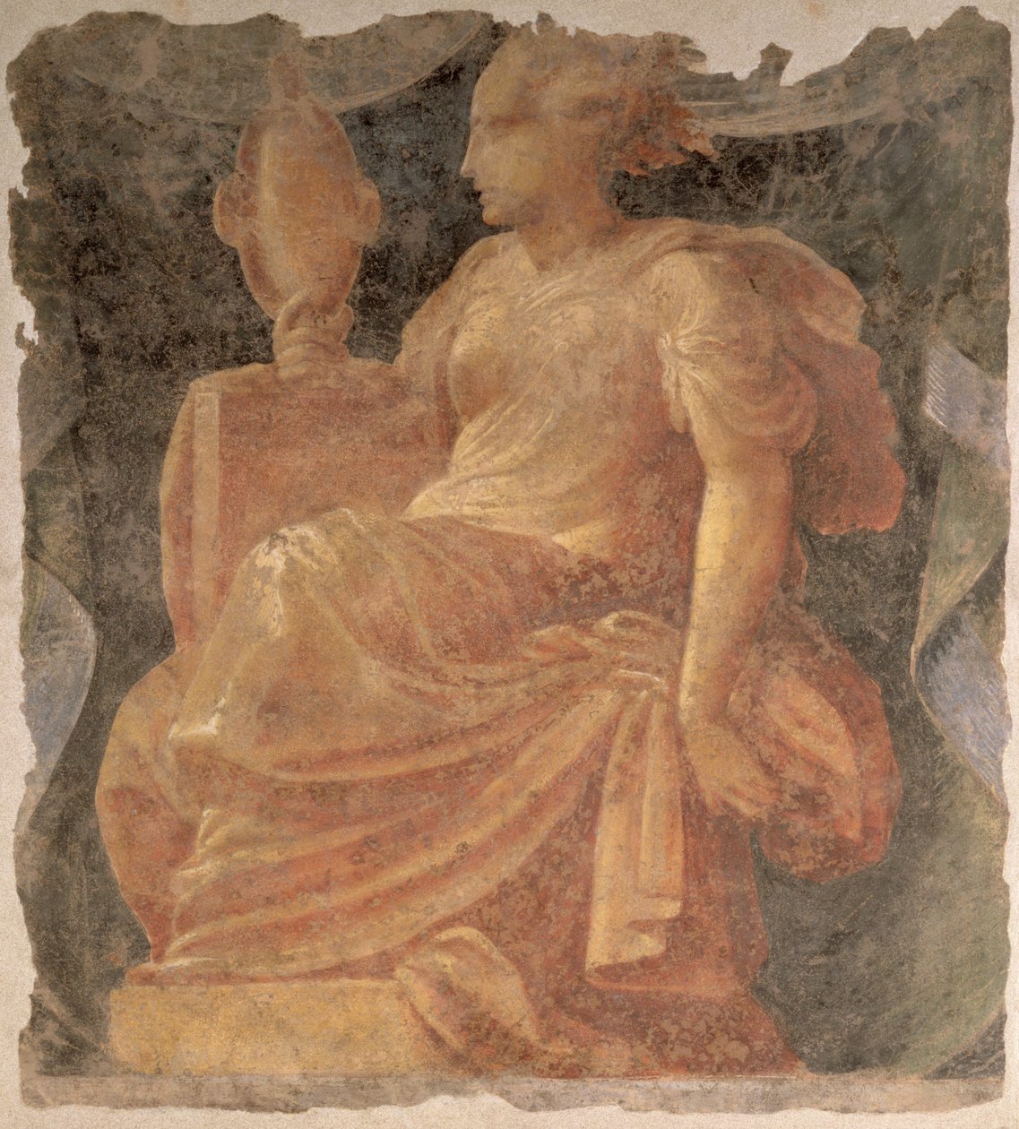 Prudência, uma das quatro virtudes cardeais de Nicolo dell and Fontana, Alberto Abate