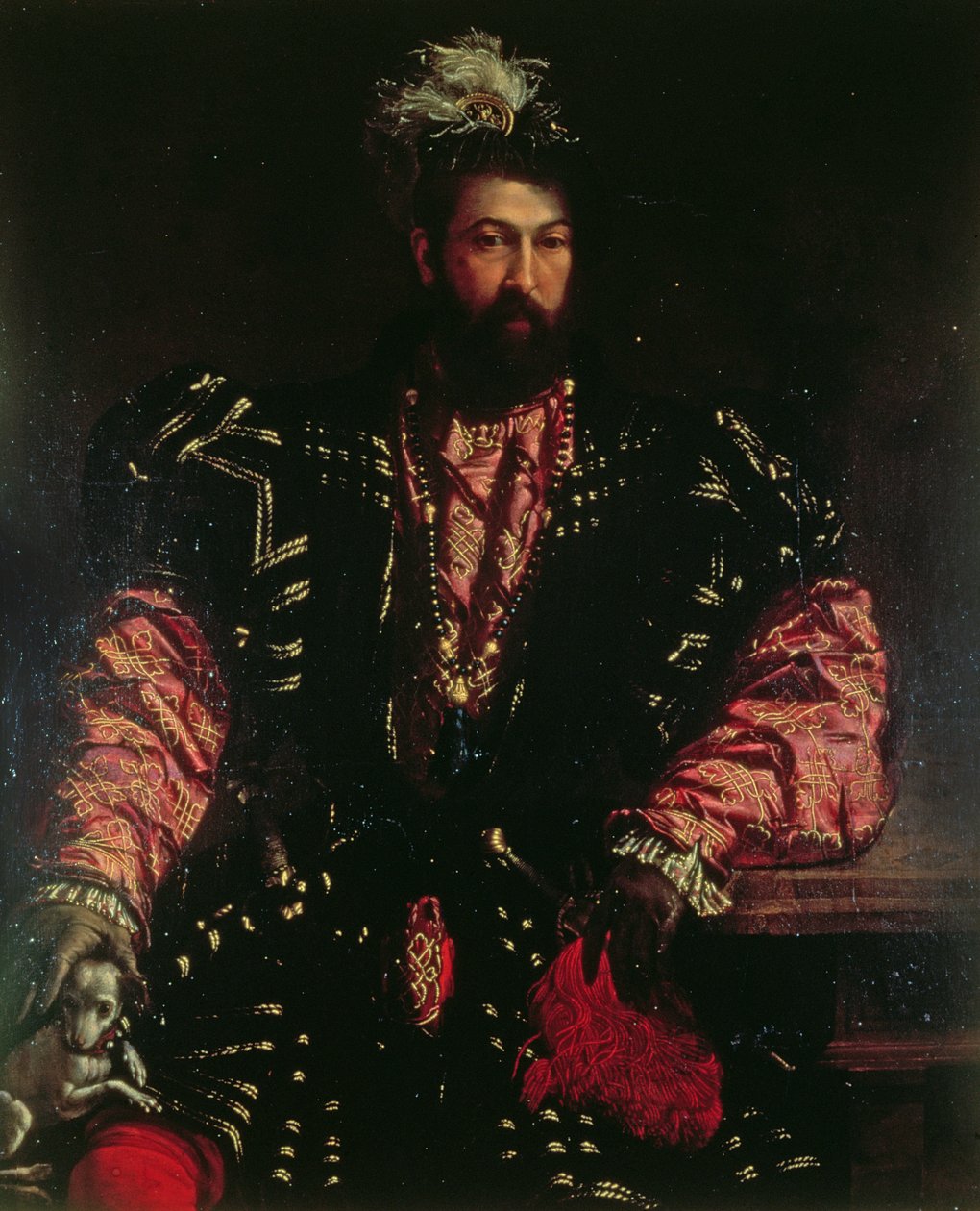 Retrato de um homem desconhecido (ver também 279071) de Nicolo dell Abate