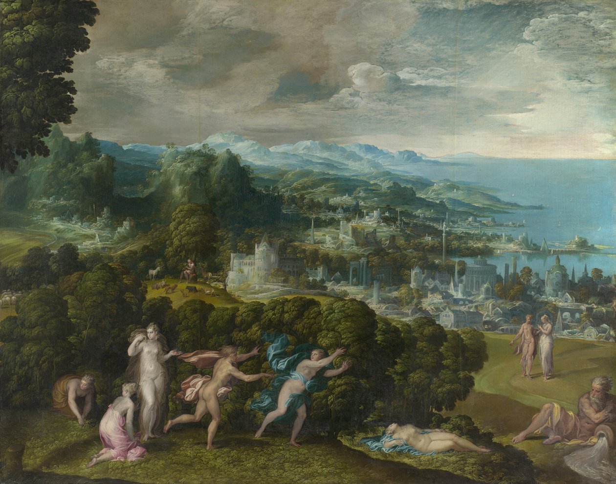 A morte de Eurydice, 1552-71 de Nicolo dell Abate