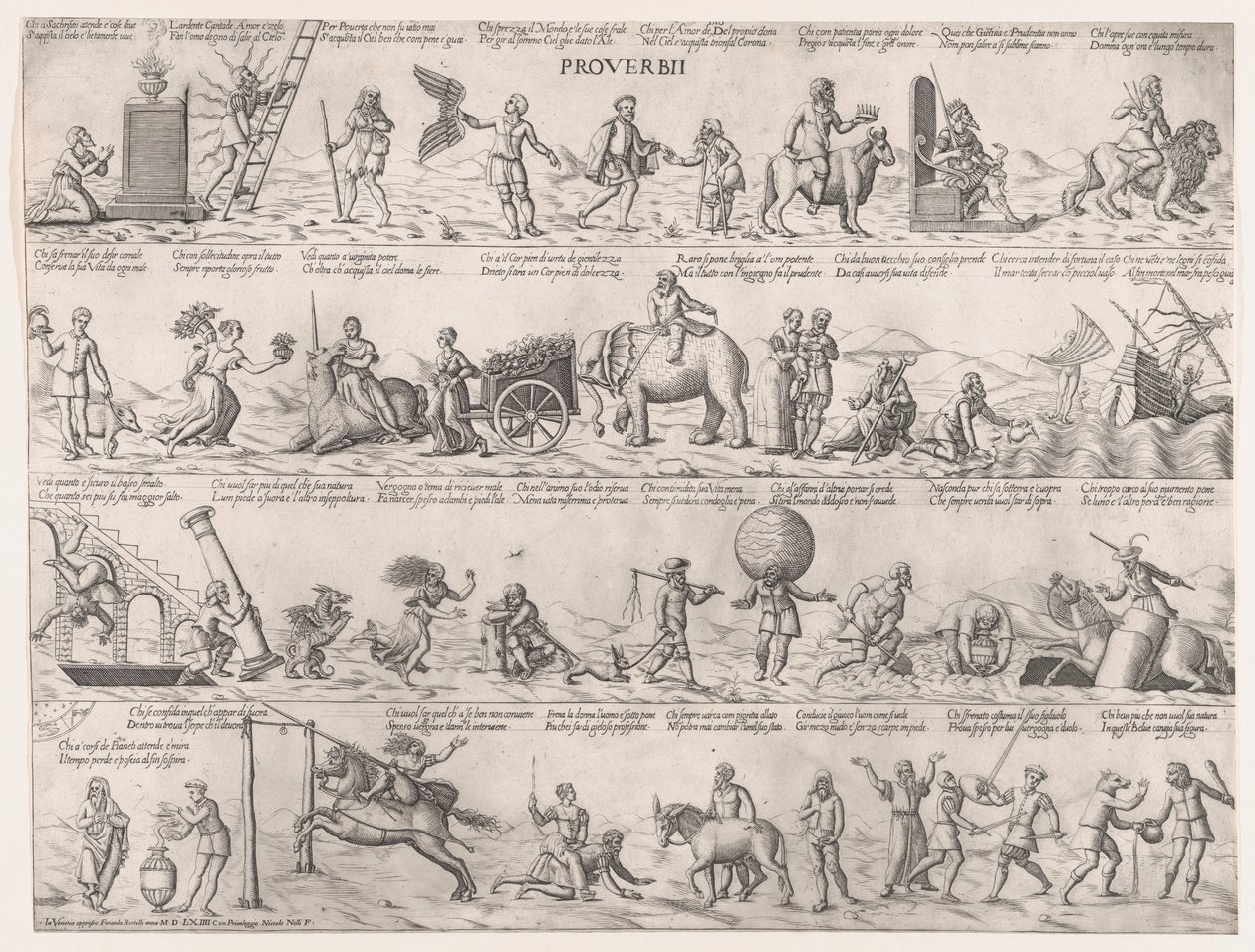 Provérbios, Provérbios, 1564., 1564 de Nicolo Nelli