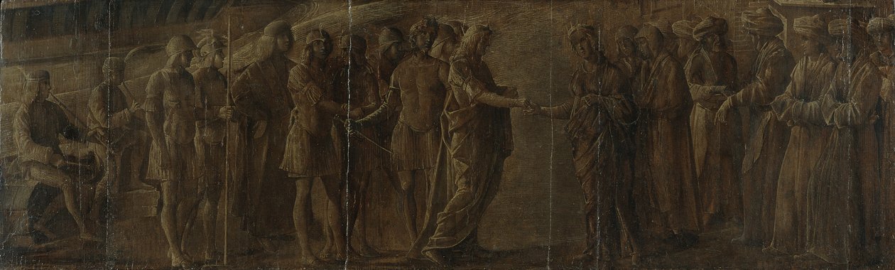 Encontro entre um rei e uma rainha, c.1490-1510 de Nicolo Rondinelli