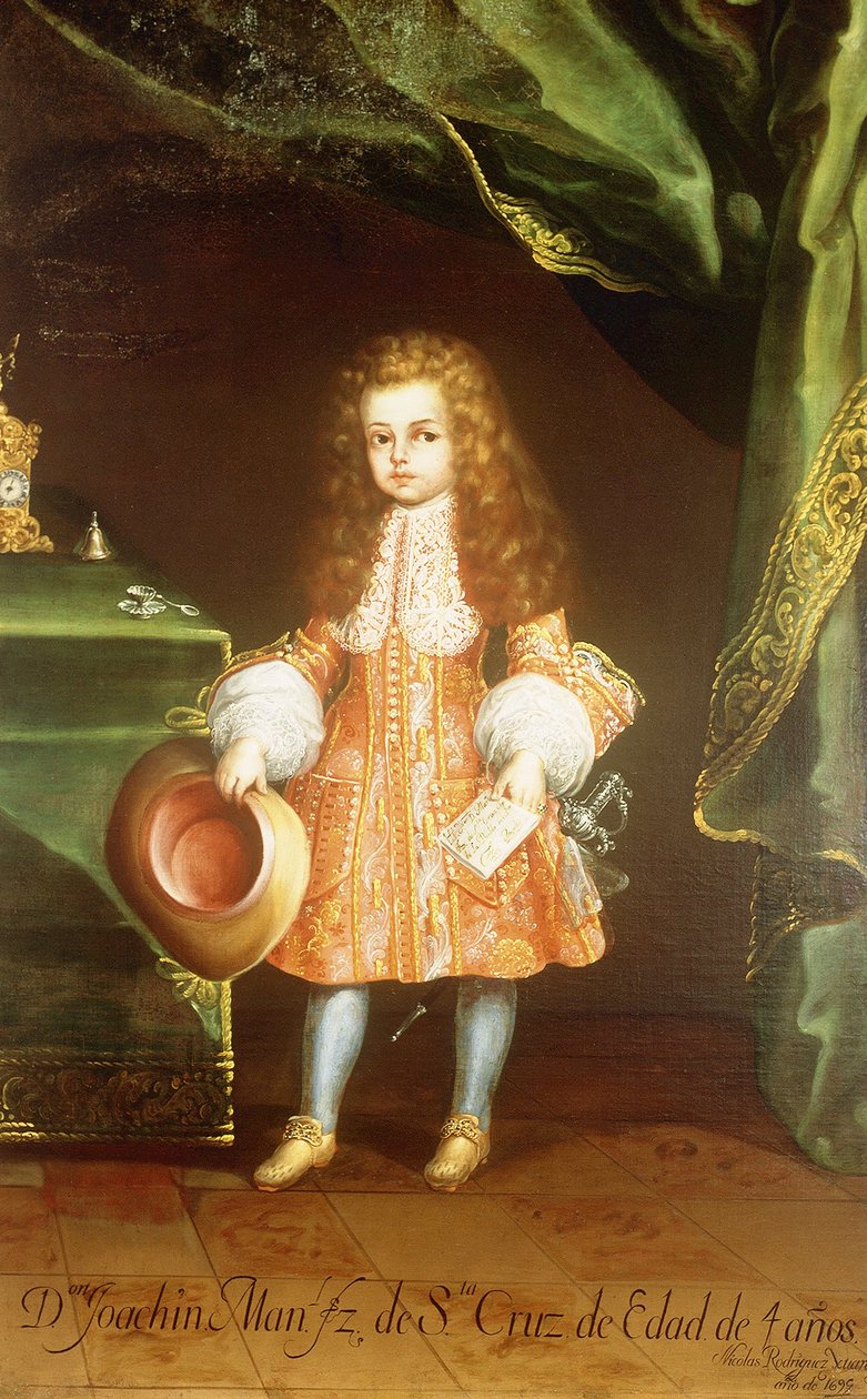 Retrato da Criança, Joaquín Manuel Fernández de Santa Cruz de Nicolás Rodríguez Juárez