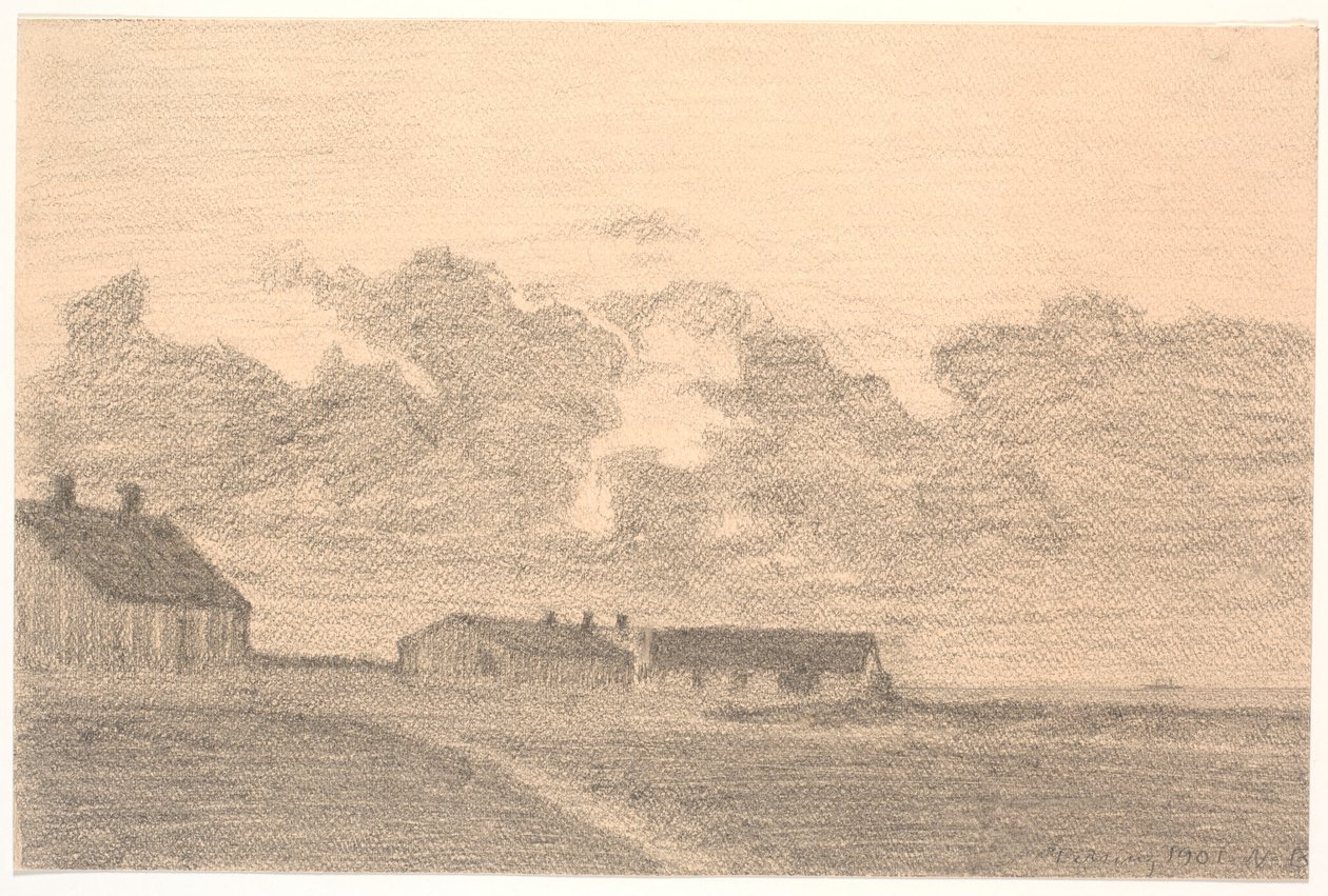 A antiga casa de hóspedes em Ferring de Niels Jakob Jakobsen Bjerre