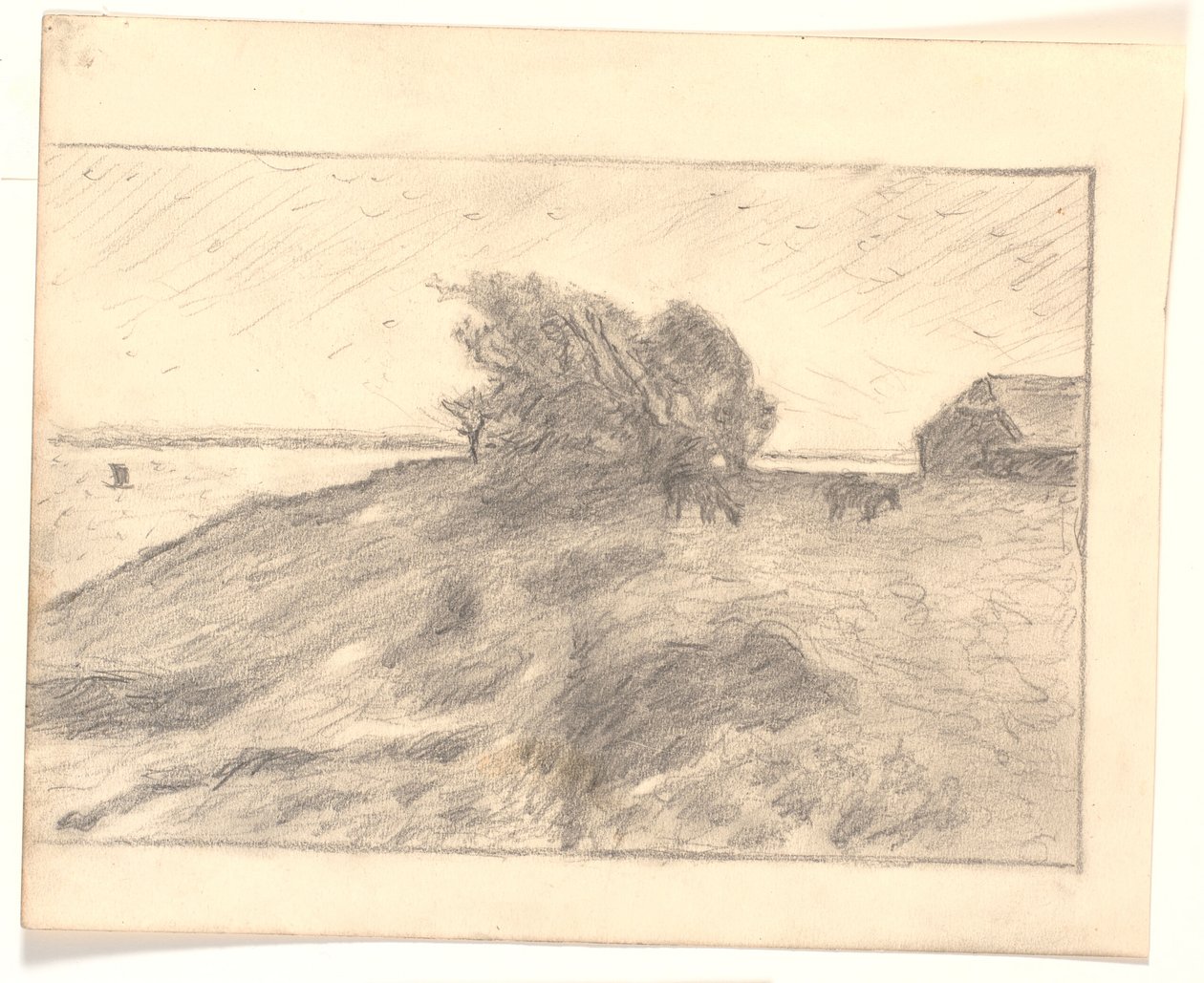 Vista em Vejbjerggaard com Venø de Niels Jakob Jakobsen Bjerre