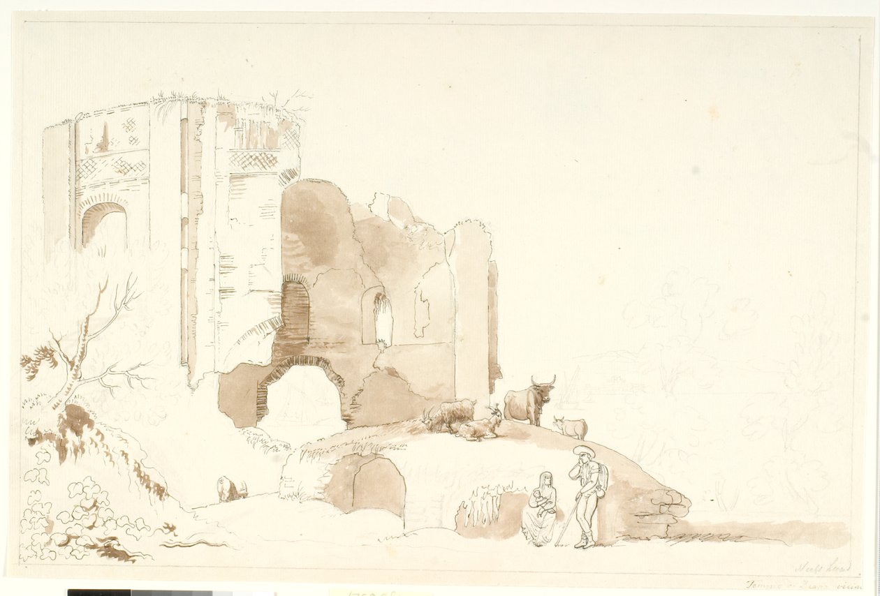 Ruínas do Templo de Diana, Baja de Niels Gundersen Lund