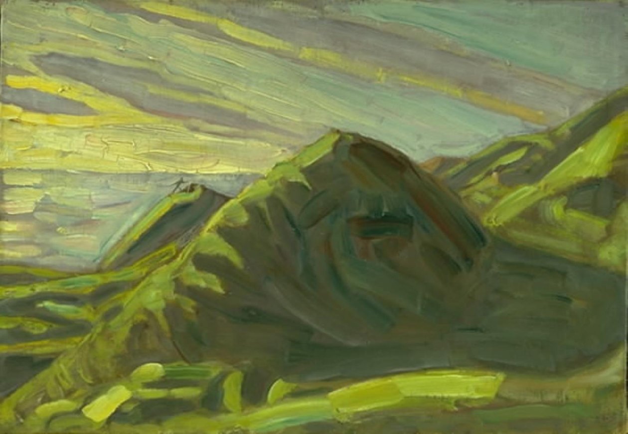 Penhascos em Røsnæs. Tarde de Niels Larsen Stevns