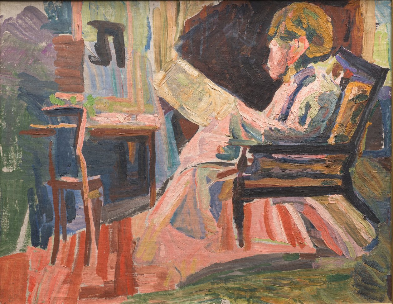 Figura de leitura de Niels Larsen Stevns