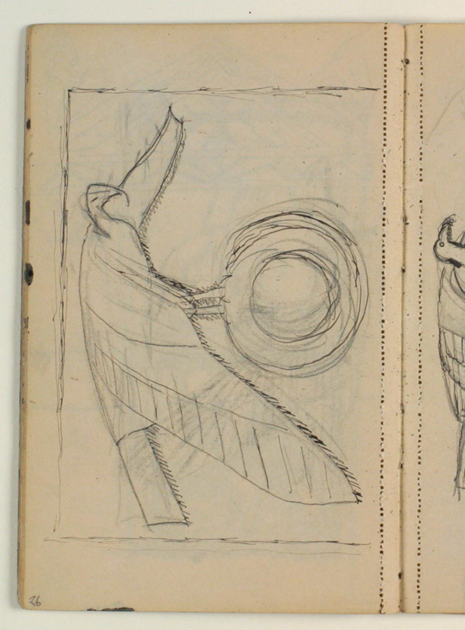 Estudos de aves, provavelmente após publicação de Niels Larsen Stevns