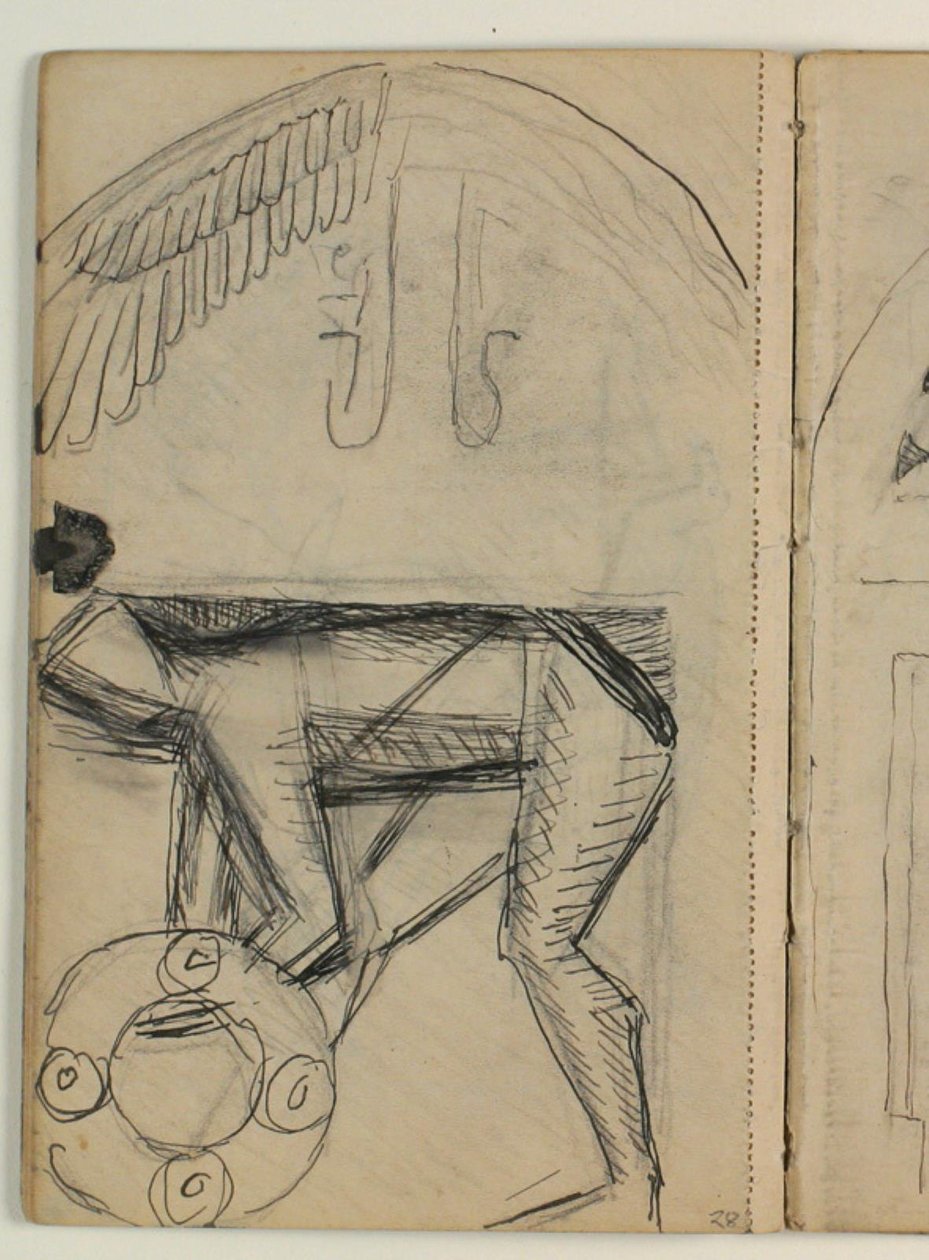 Rascunho para a lápide de Poul S. Christiansen de Niels Larsen Stevns