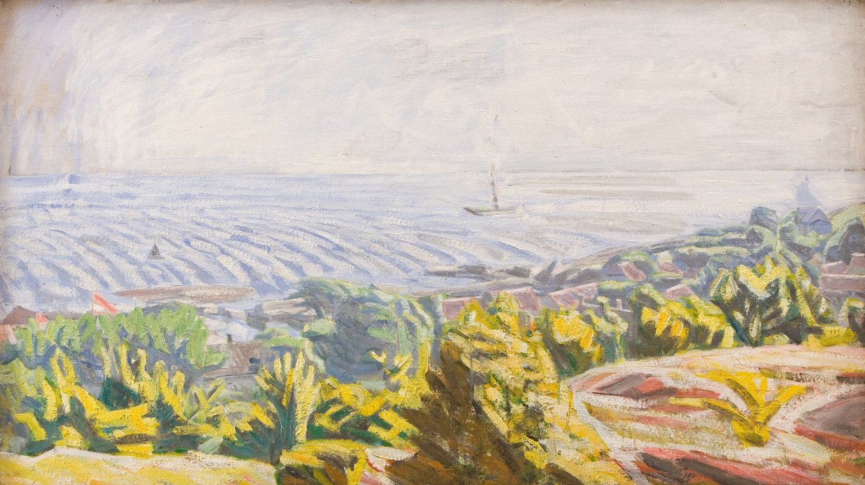 Vista de Bokul, Gudhjem de Niels Larsen Stevns