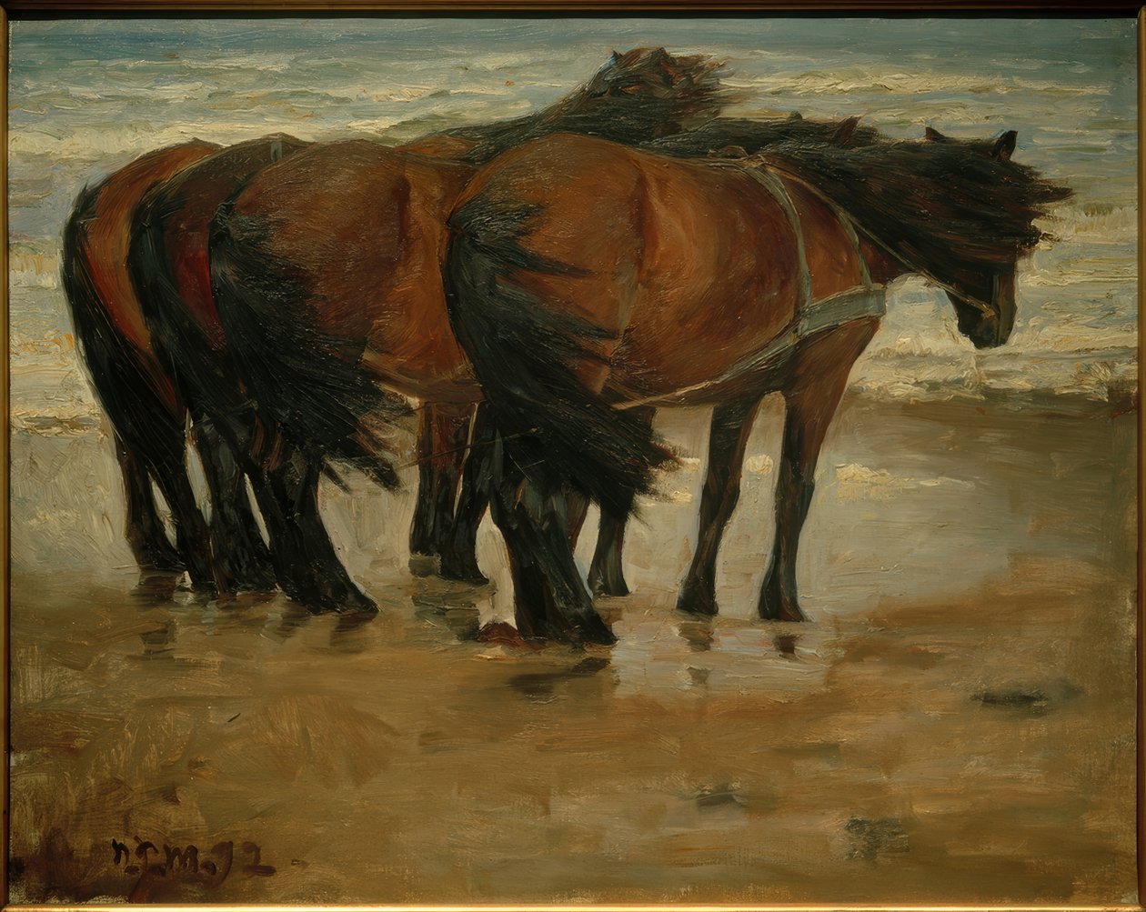 Quatro cavalos Kandestederne de Niels Pedersen Mols