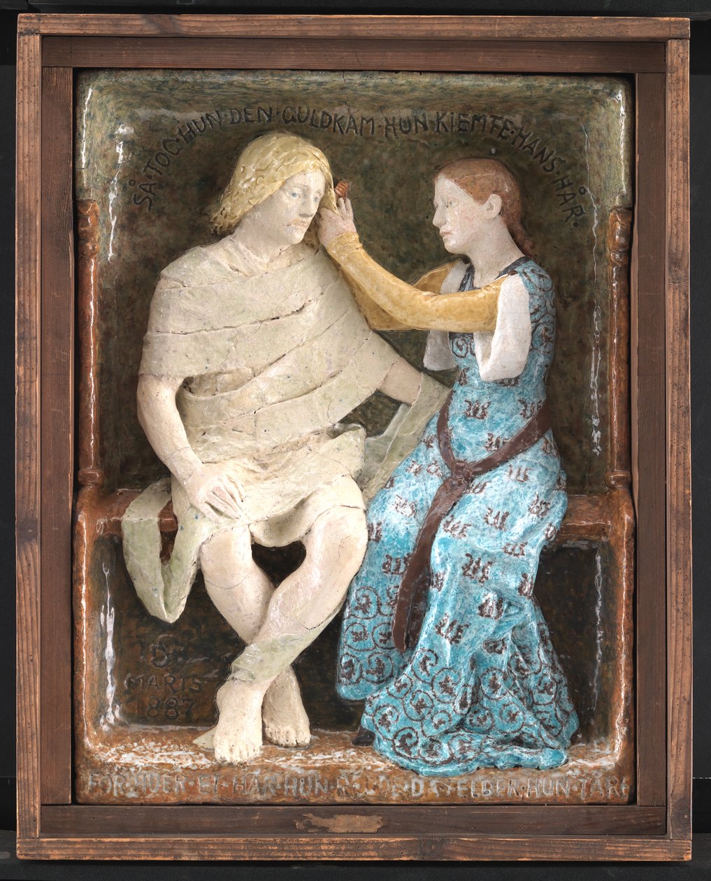 Aage and Else, Casal Sentado de Niels Skovgaard