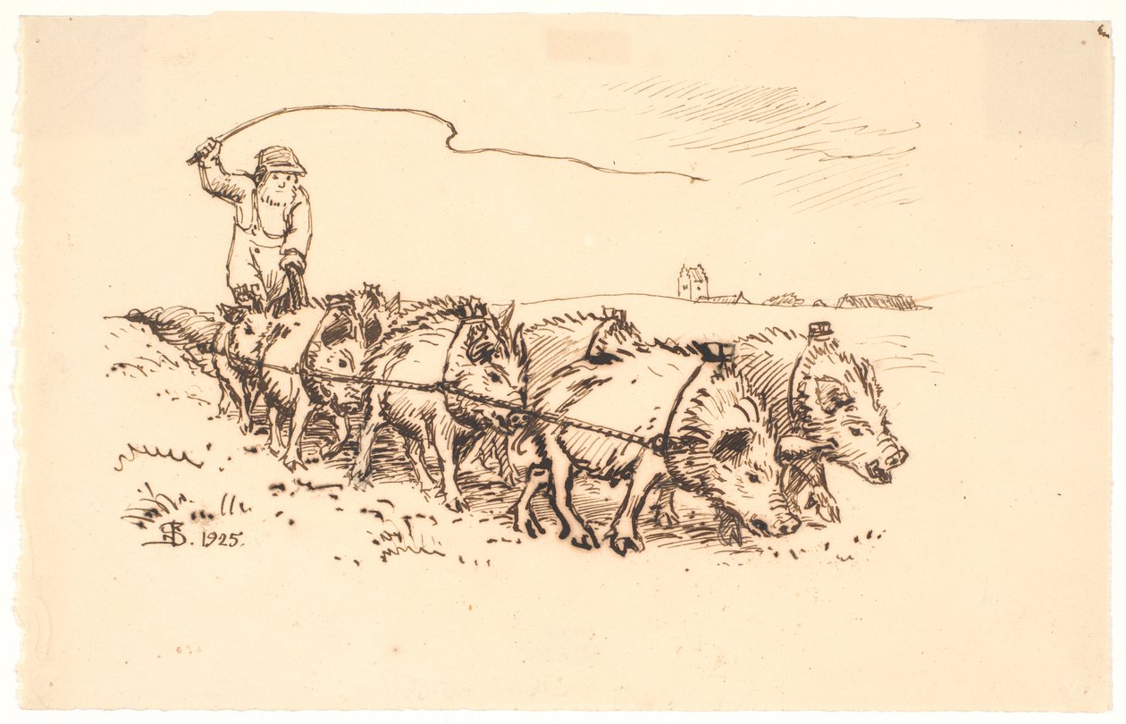 Blære Bonde ara a terra de Niels Skovgaard