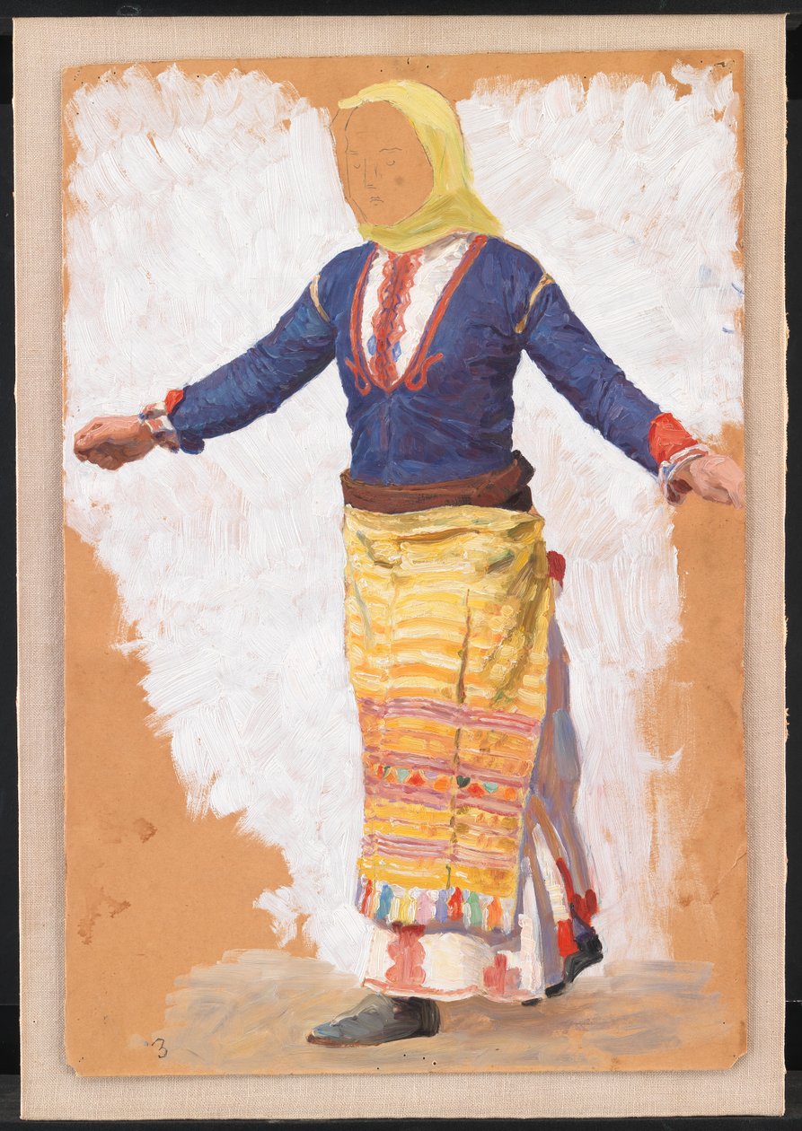 Mulher dançando. Mégara de Niels Skovgaard