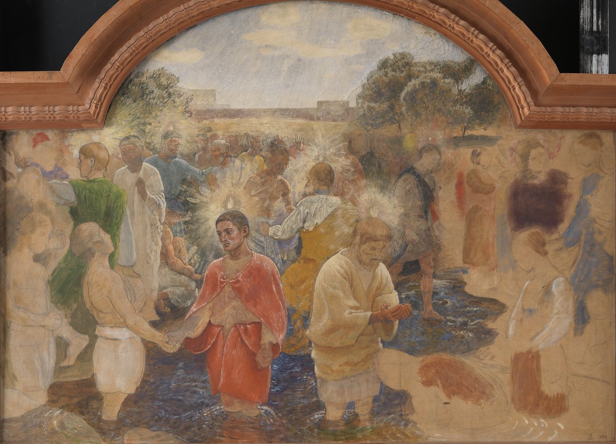 Batismo no Pentecostes de Niels Skovgaard