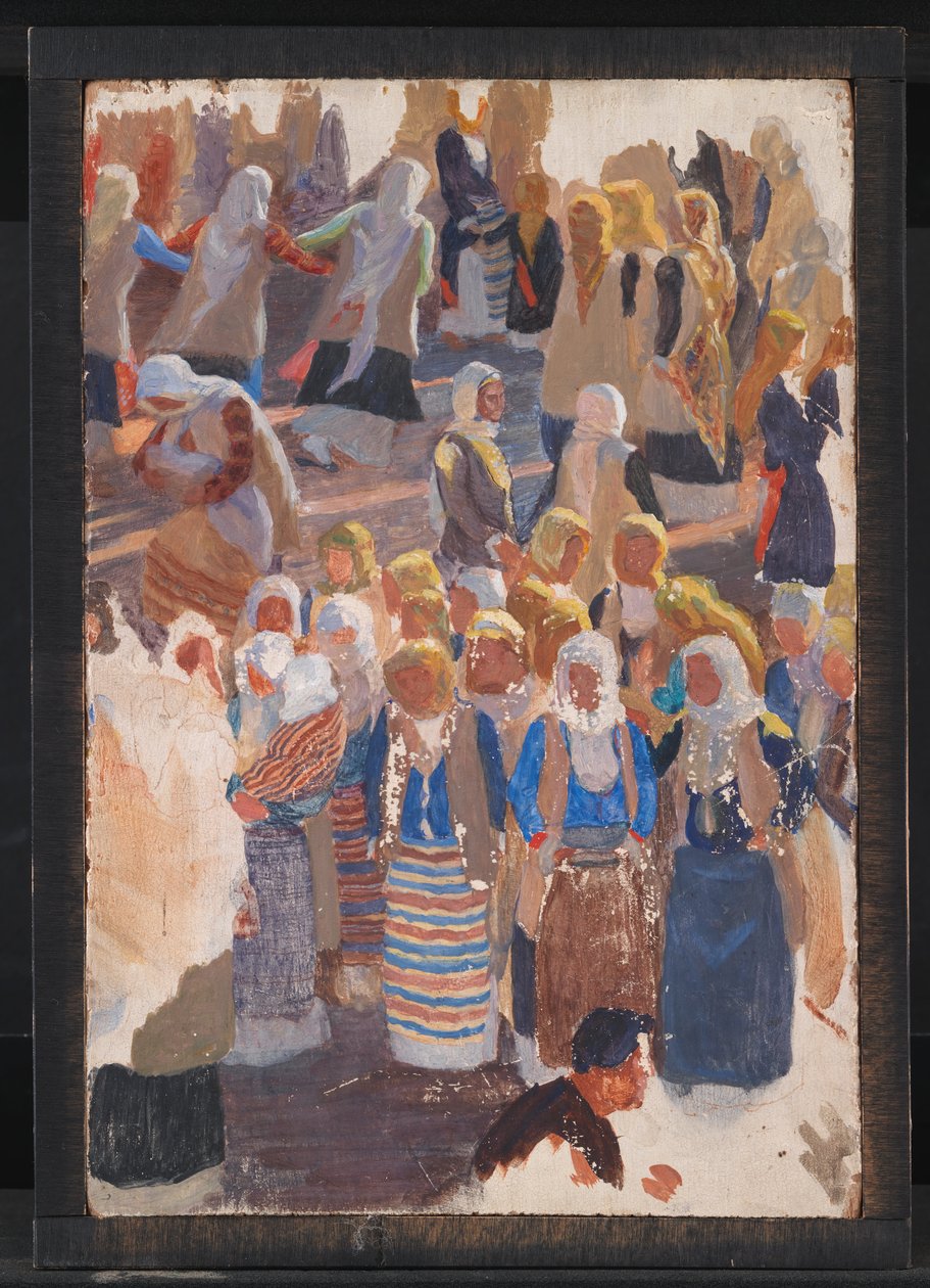 Grupos de mulheres dançantes. Mégara de Niels Skovgaard