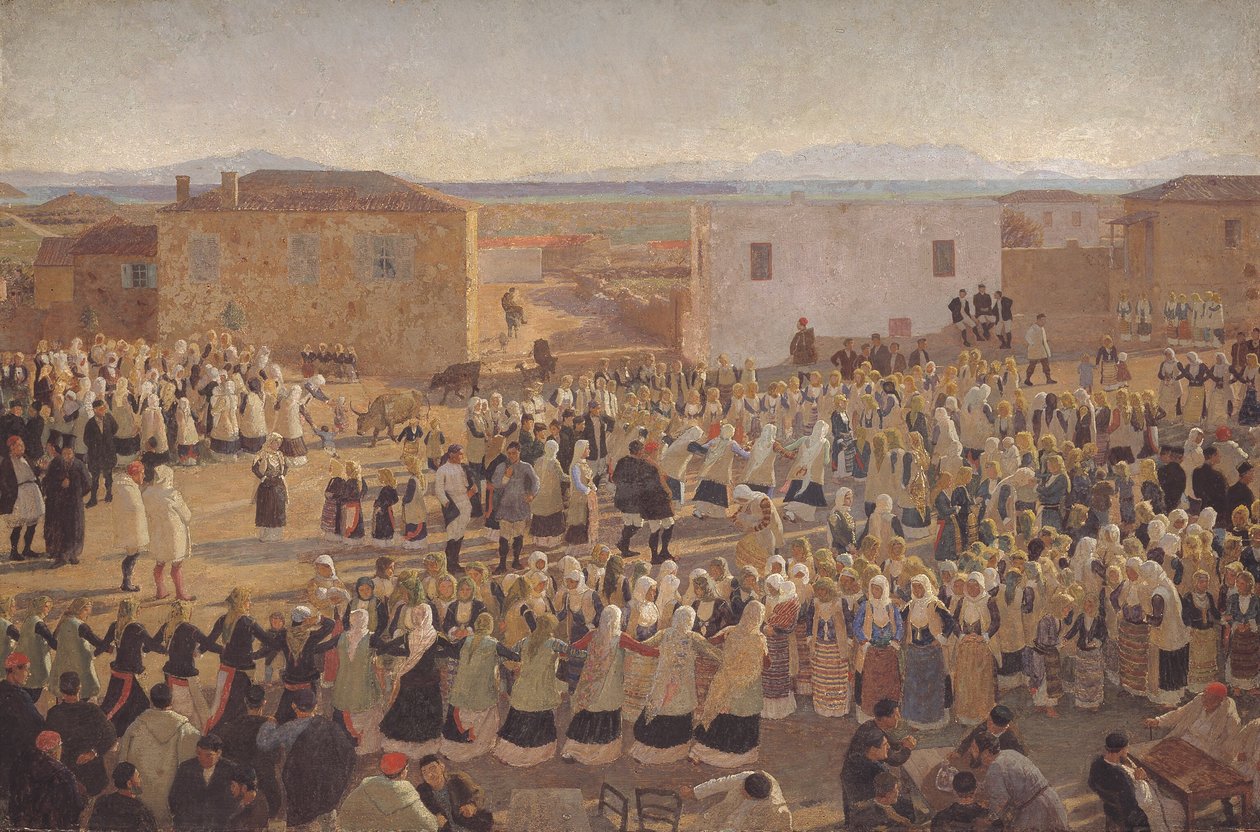 A dança das mulheres em Megara de Niels Skovgaard