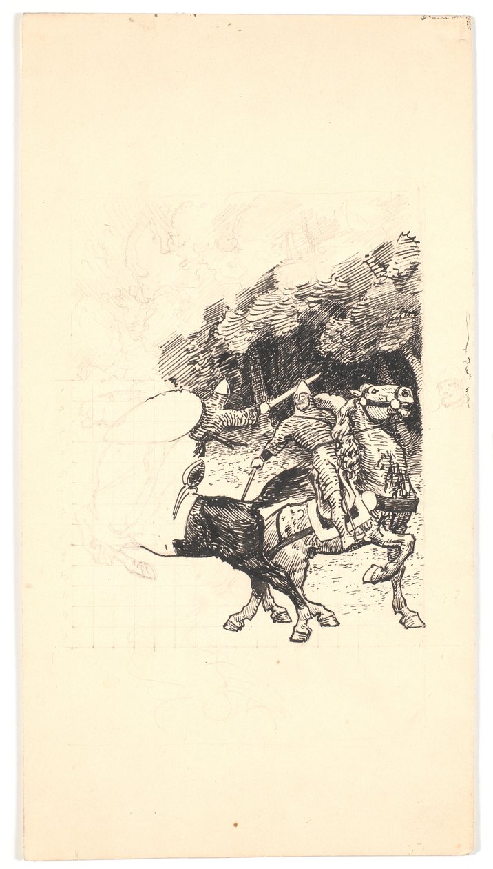 Duelo de Roland e Oliver de Niels Skovgaard
