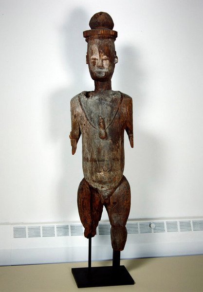 Estátua masculina, Urhobo (madeira) de Nigerian
