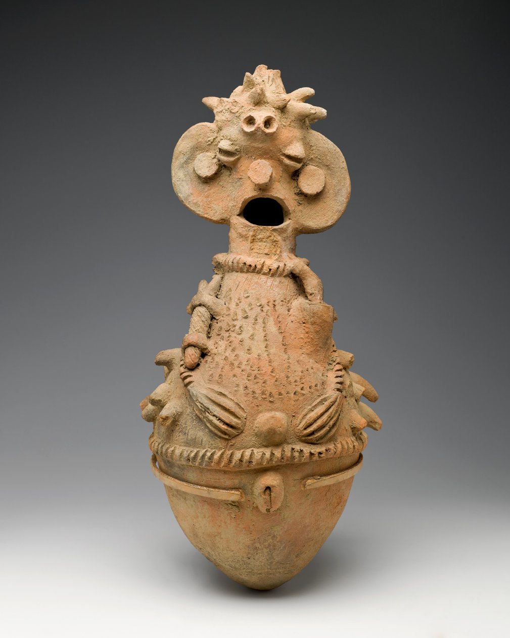 Recipiente para Adivinhação de Cura Kwandalha, século 20 (terracota) de Nigerian School