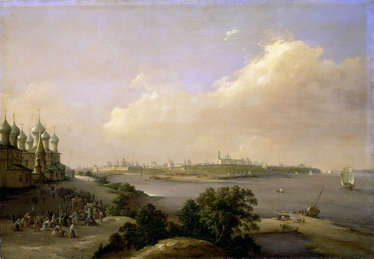Vista de Yaroslavl, Rússia, 1860 de Nikanor Grigor