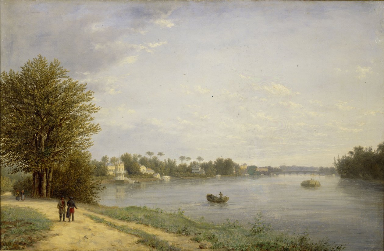 Vista da Ilha Yelagin de Nikanor Grigoryevich Chernetsov