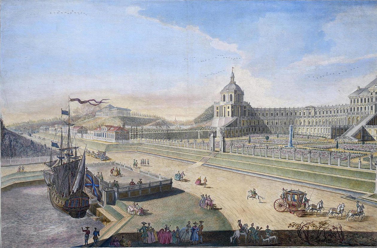 Vista de Oranienbaum, 1761 de Nikita Fyodorovich Chelnakov