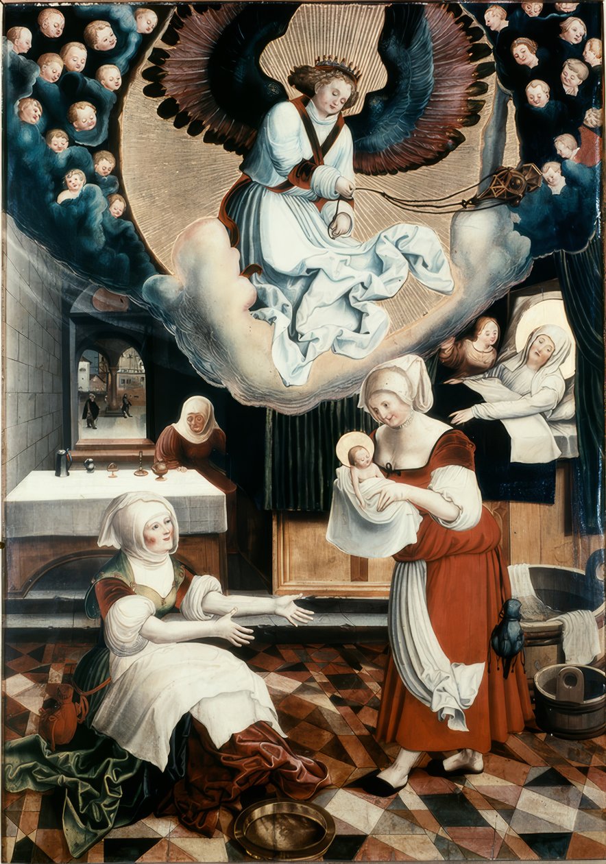 O nascimento da Virgem Maria de Niklaus Manuel