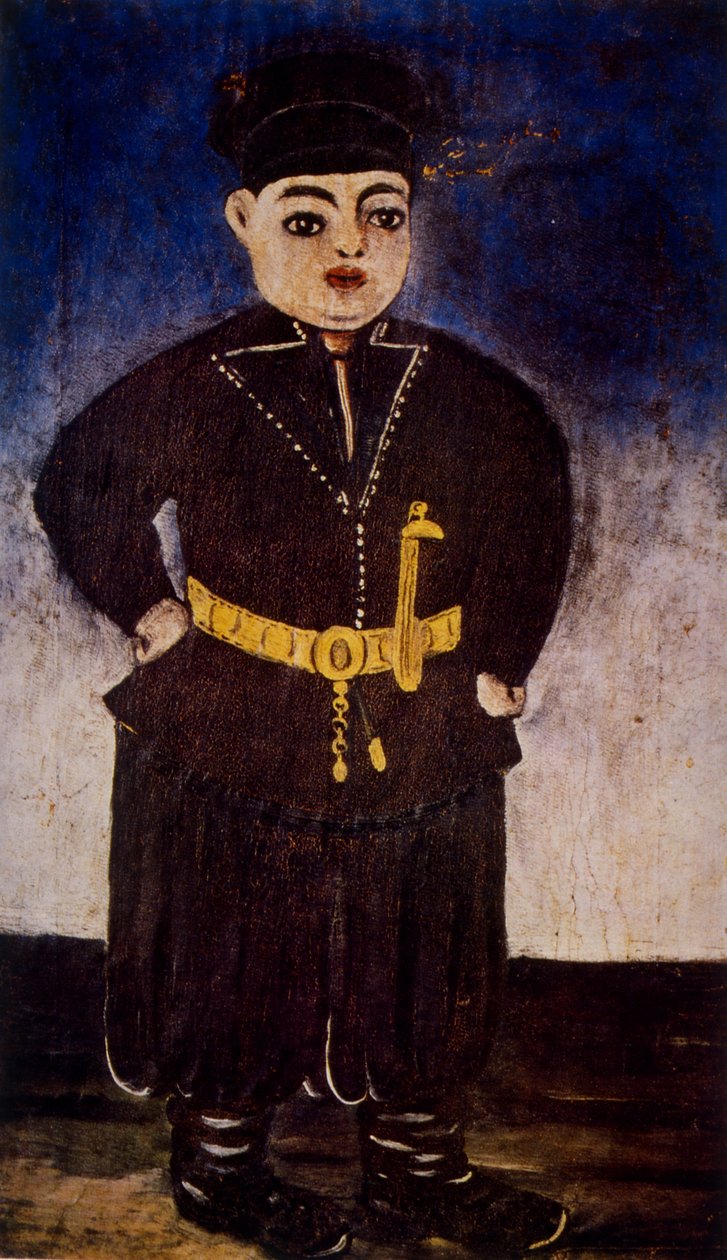 Jovem circassiano de Niko Pirosmani