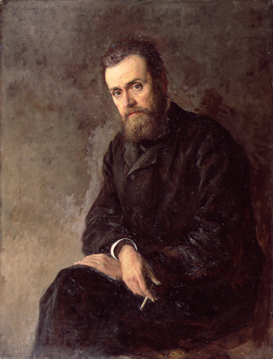 Retrato de Gleb I. Uspensky (1843-1902) 1884 de Nikolai Aleksandrovich Yaroshenko