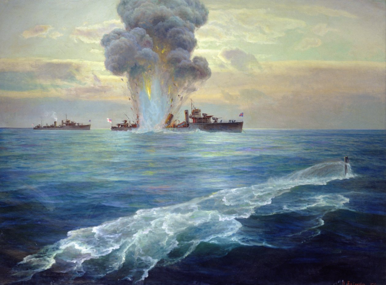 O destróier britânico Vittoria foi torpedeado pelo submarino bolchevique Pantera, na ilha de Seiskari, em 1º de setembro de 1919, em 1939 de Nikolai Evlampievich Bublikov