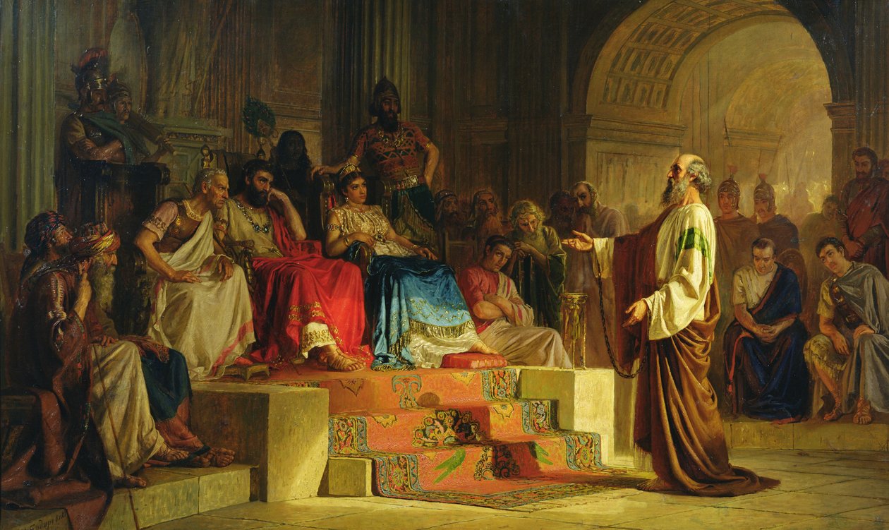 Julgamento do Apóstolo Paulo de Nikolai K. Bodarevski
