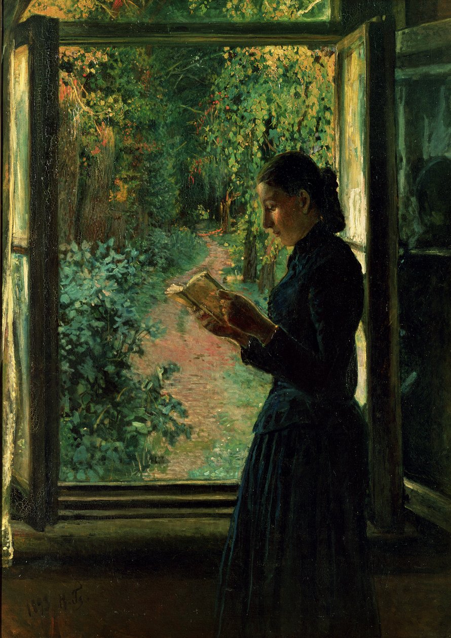 Retrato de Natalia Petrunkevitsin, 1893 de Nikolai Nikolaevich Ge