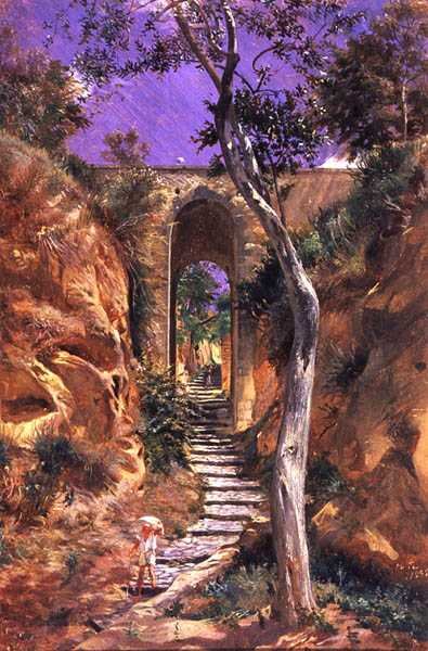 Ponte em Vico, 1858 de Nikolai Nikolajevitch Gay
