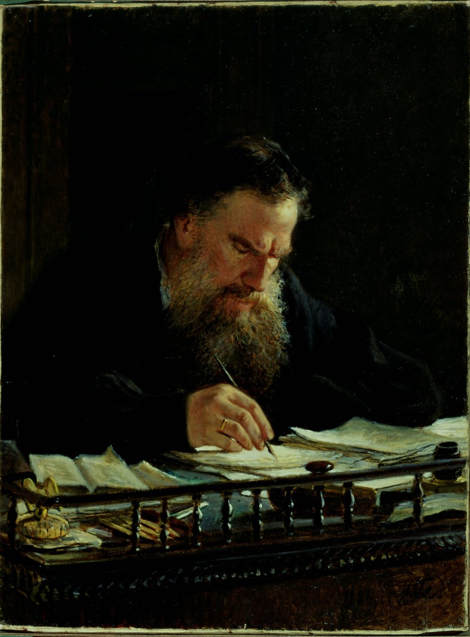 Retrato de Lev Tolstoi (1828-1910) de Nikolai Nikolajevitch Gay