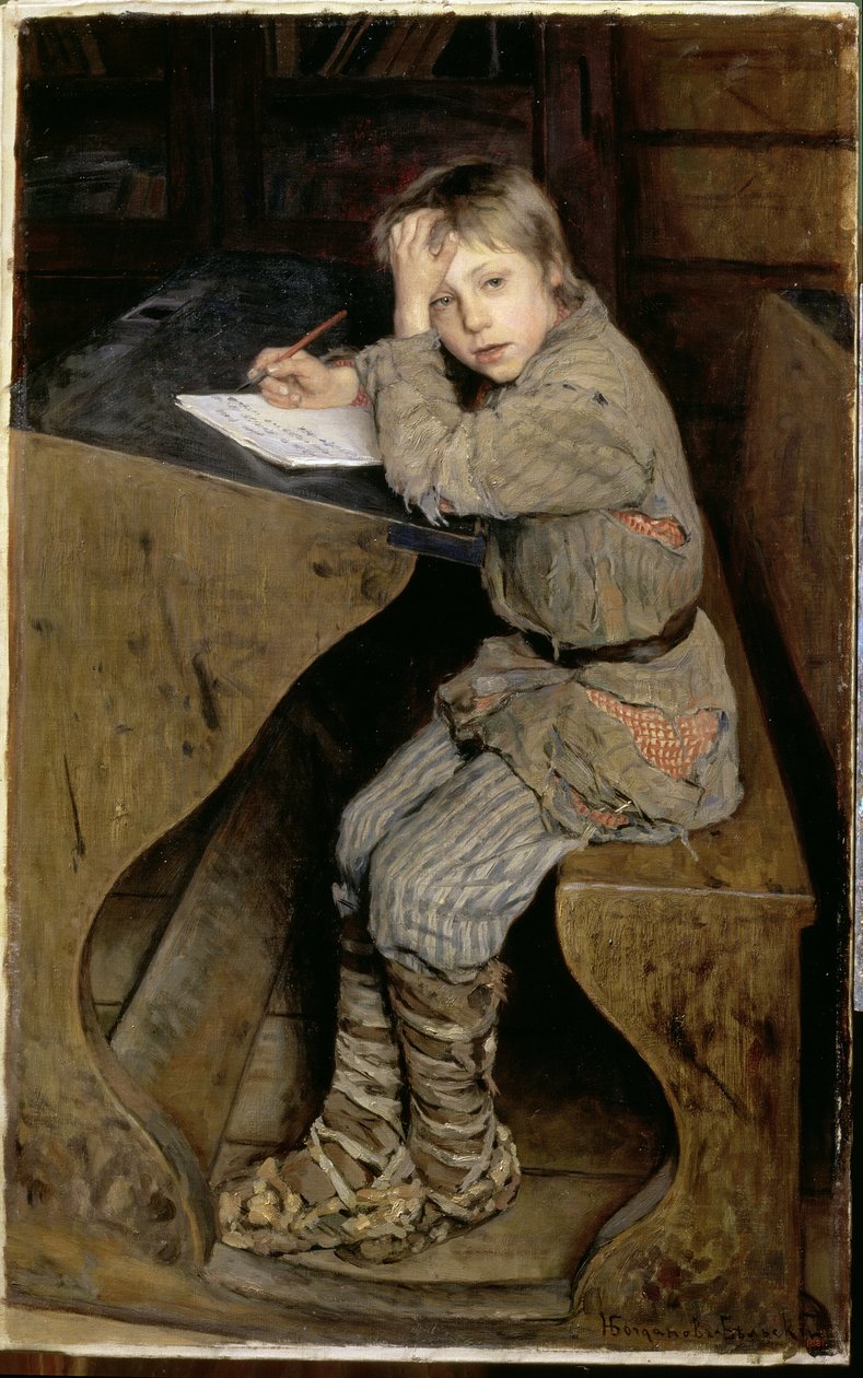 O ensaio, c.1903 de Nikolai Petrovich Bogdanov Belsky