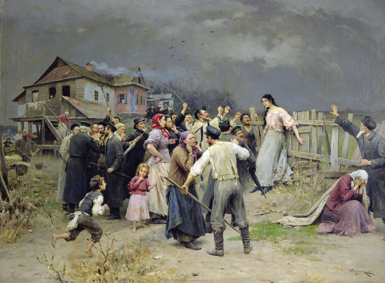 Uma vítima do fanatismo, 1899 de Nikolai Pimonenko