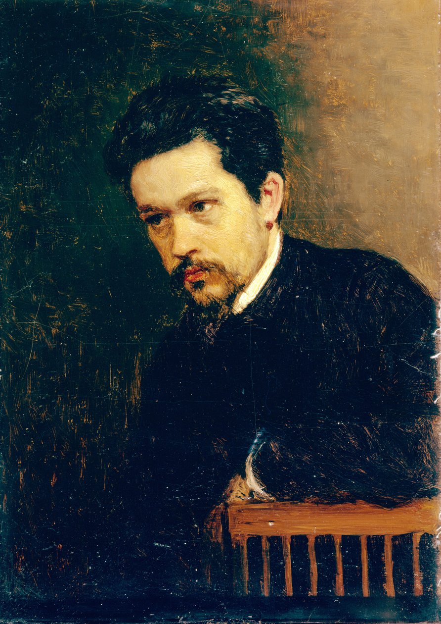 Auto-retrato, 1895 de Nikolai Aleksandrovich Yaroshenko