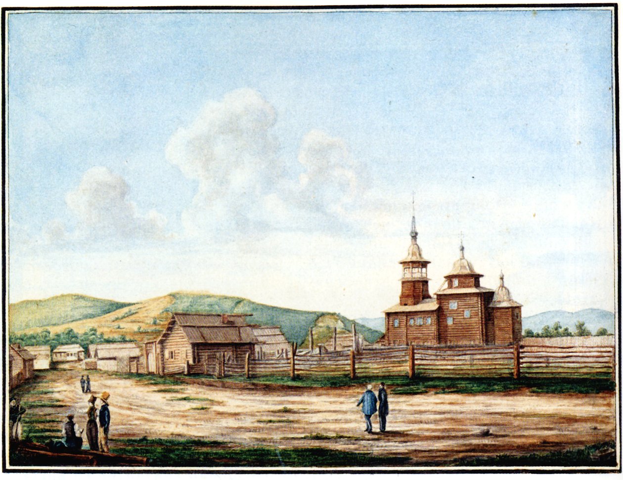 Igreja em Chita, 1829-1839 de Nikolai Alexandrovich Bestuzhev