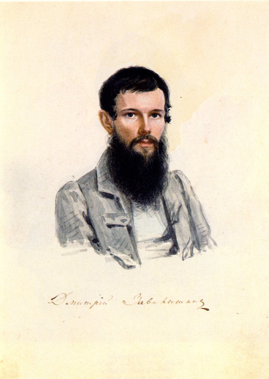 Retrato de dezembrista Dmitry Zavalishin 1804-1892, 1839 de Nikolai Alexandrovich Bestuzhev