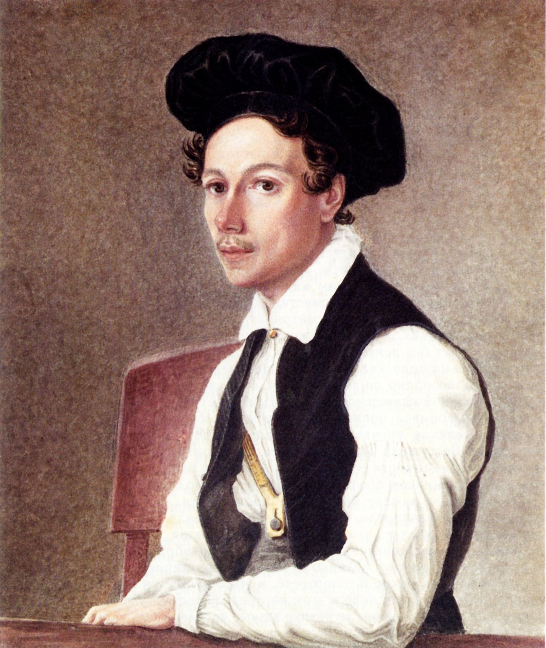 Retrato de Dezembrista Mikhail Alexandrovich Bestuzhev 1800-1871, 1837-1839 de Nikolai Alexandrovich Bestuzhev