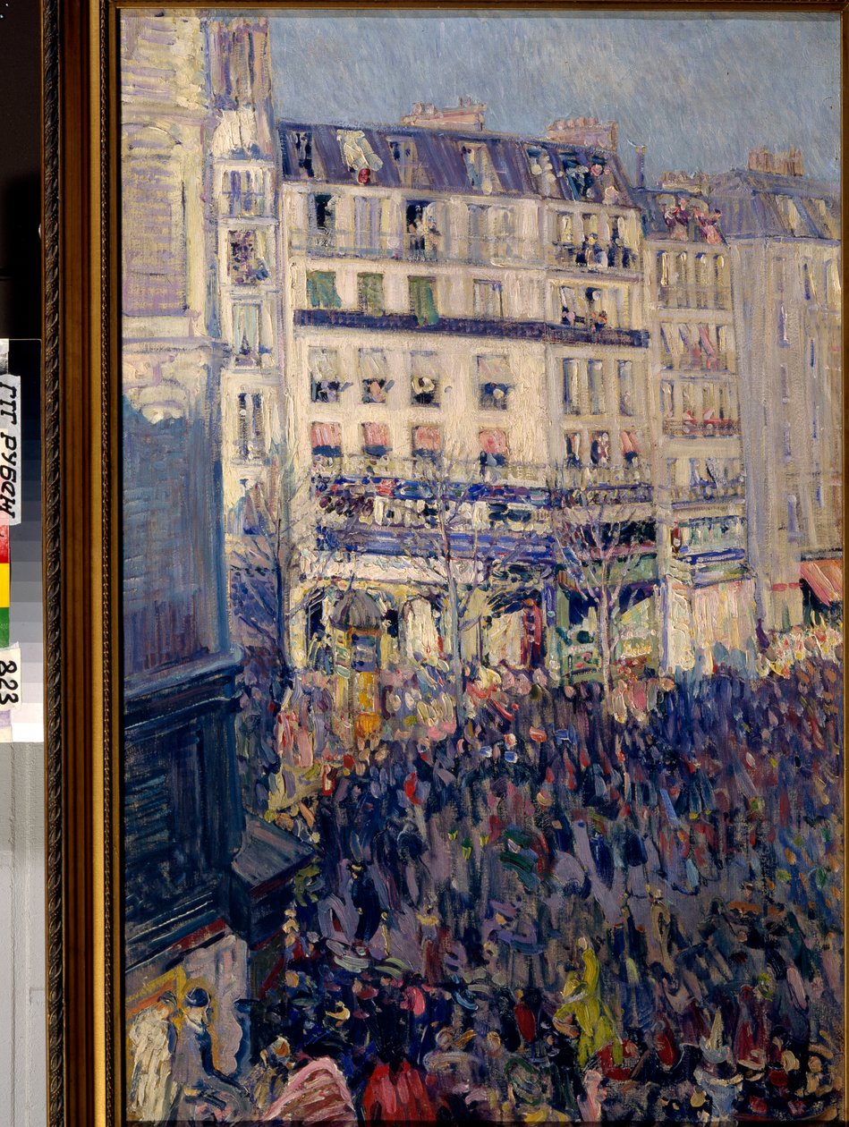 Mardi gras em Paris de Nikolai Alexandrovich Tarkhoff