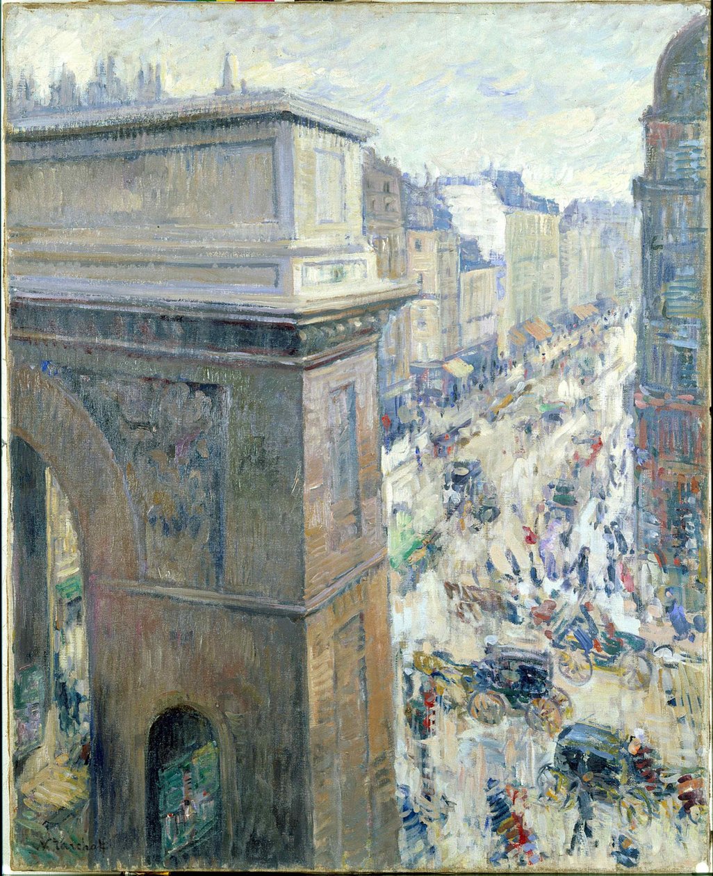 A Porta Saint-Martin, c. 1902. de Nikolai Alexandrovich Tarkhov