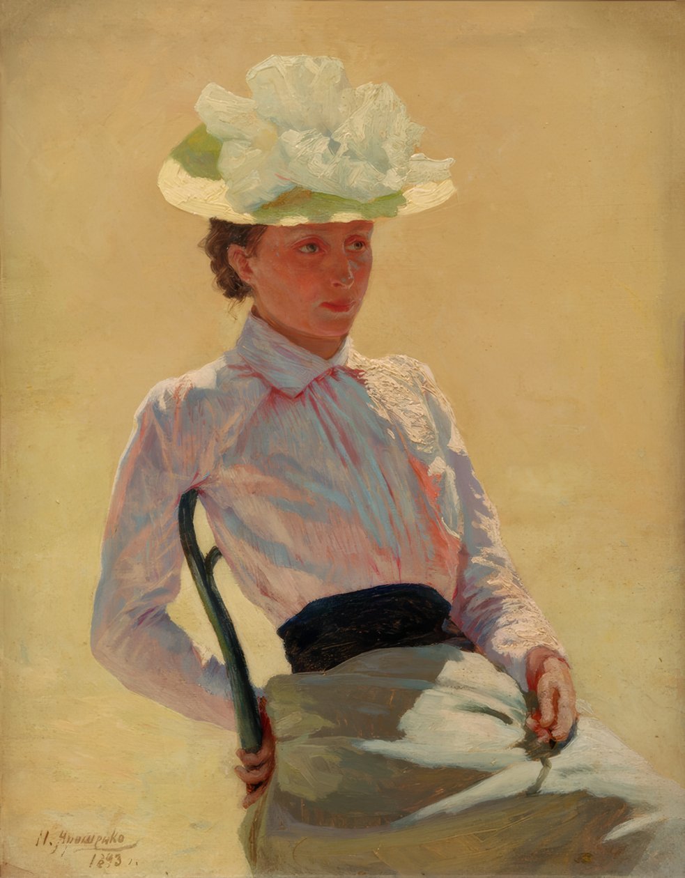 Retrato de uma mulher desconhecida de Nikolai Alexandrowitsch Jaroschenko