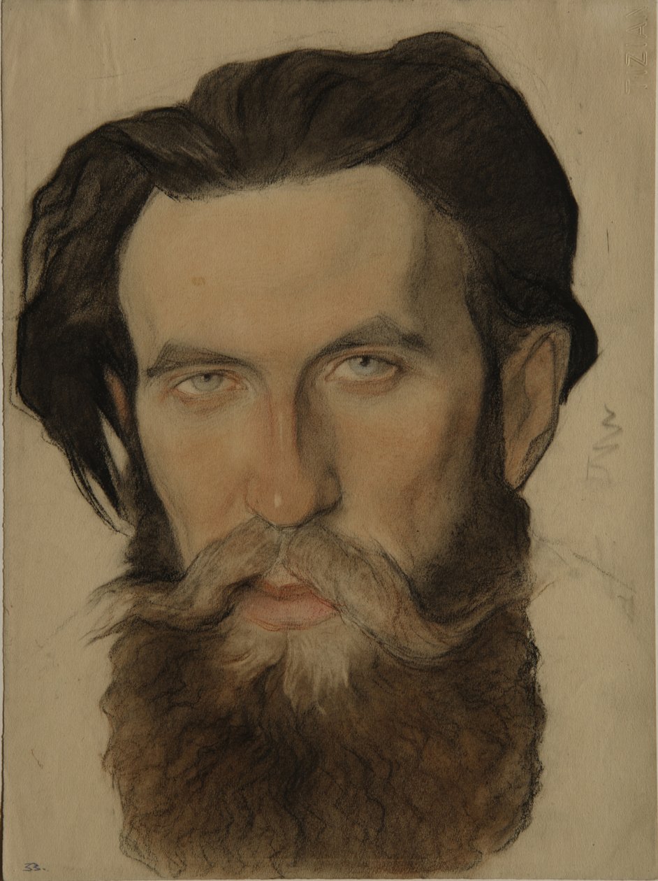 Retrato de Otto Y. Schmidt 1891-1956, 1921-1922 de Nikolai Andreevich Andreev